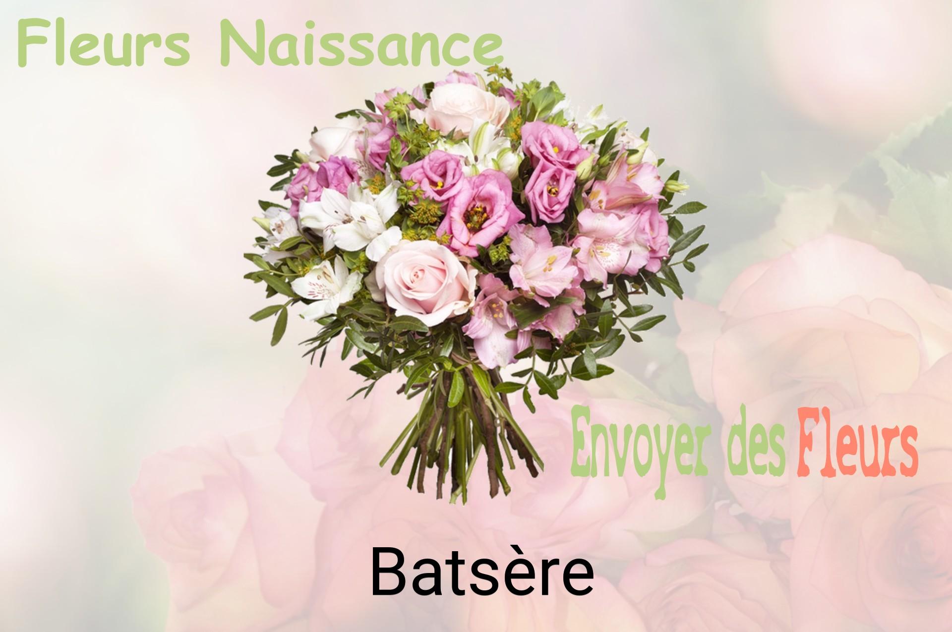 Bouquet de fleurs de naissance livré à Batsère